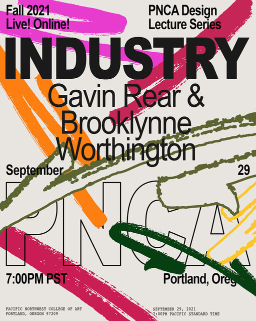 Fall 2021 Design Lecture Series Industry poster