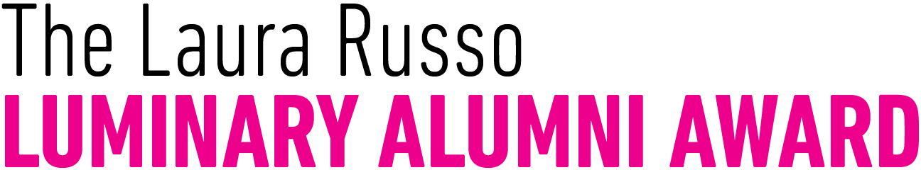 The Laura Russo Luminary Alumni Award Logo