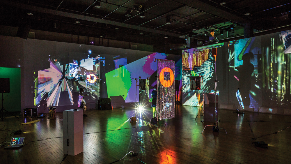 Projection, Sound, and Space class exhibition at PNCA