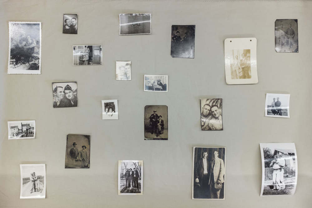 Collection of appropriated old photographs for work by Ryan Krueger at Pacific Northwest College of Art (PNCA) in 2017. 