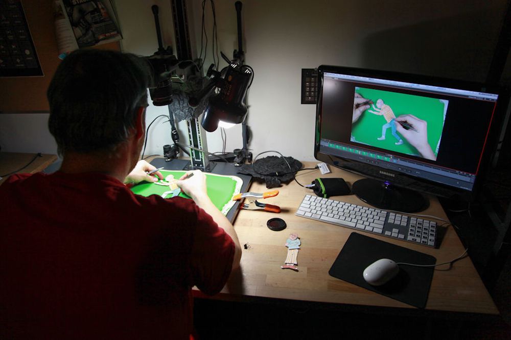 Pnca Student Working Animated Arts Stopmotion 2
