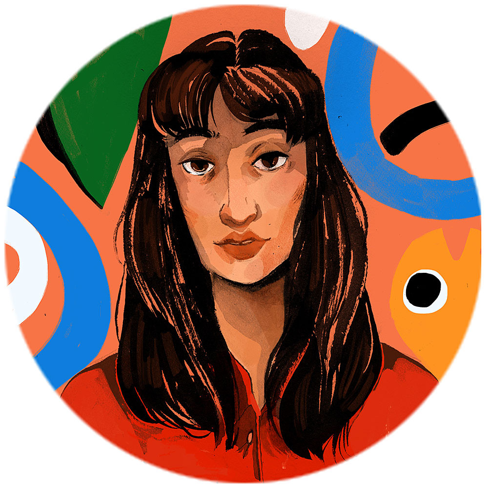 Molly Mendoza illustrated profile