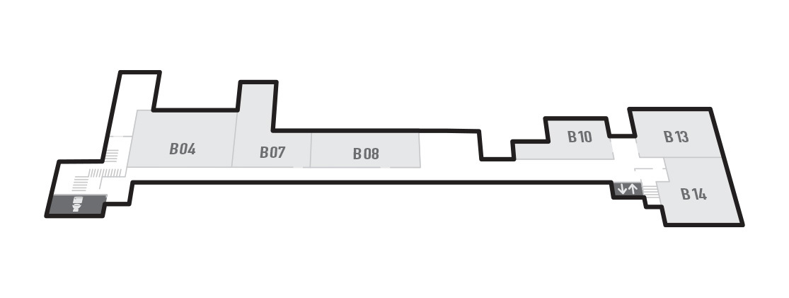 basement floor plan of the Arlene and Harold Schnitzer Center for Art and Design